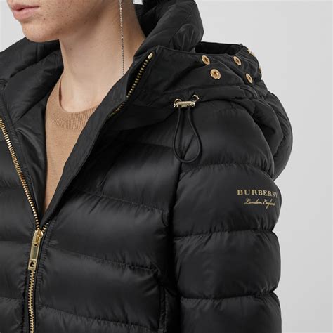 parka with fur-trim hood and down-filled warmer burberry|Detachable Warmer Cotton Parka in Black .